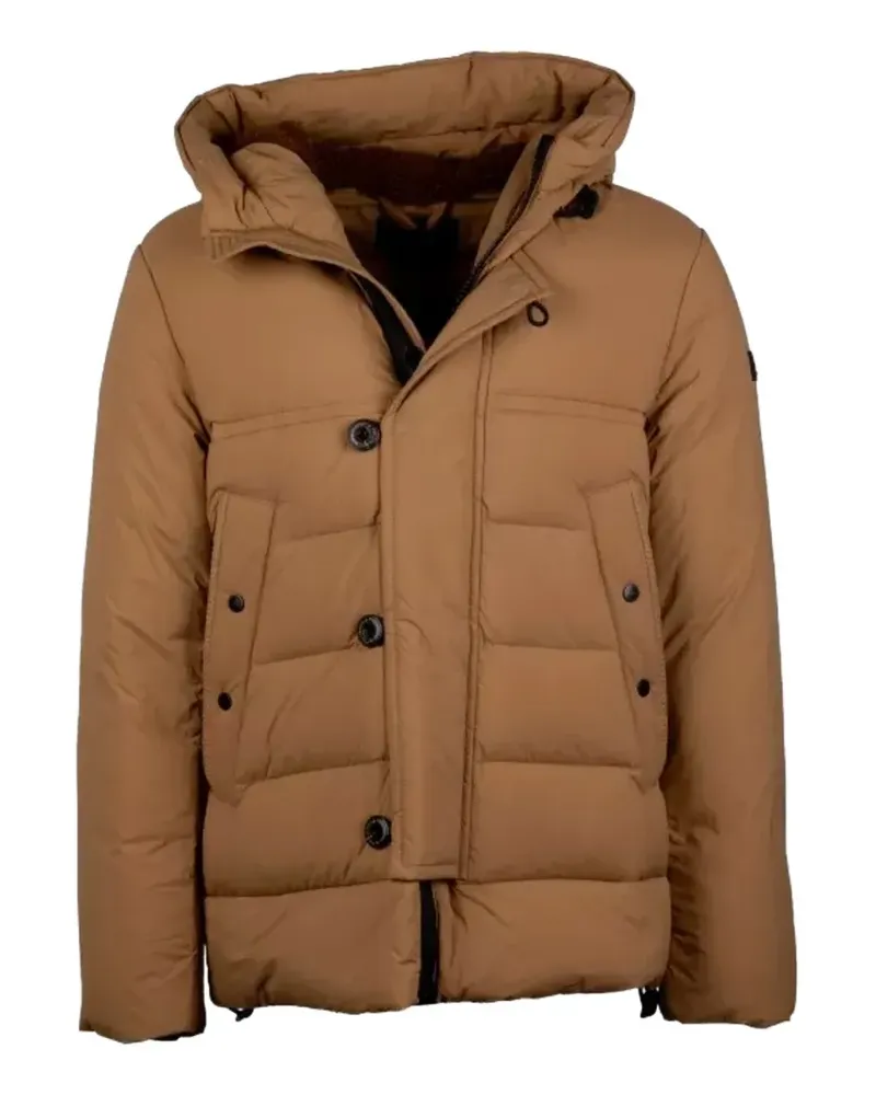Peuterey Eddie quilted hooded jacket - Braun Braun