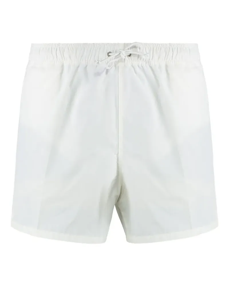 Ermenegildo Zegna Badeshorts mit Kordelzug - Weiß Weiß
