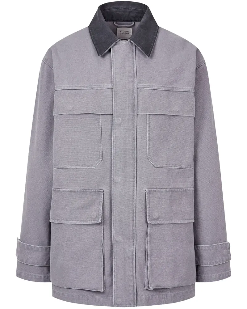 STUDIO TOMBOY Jacke aus Baumwolle - Blau Blau