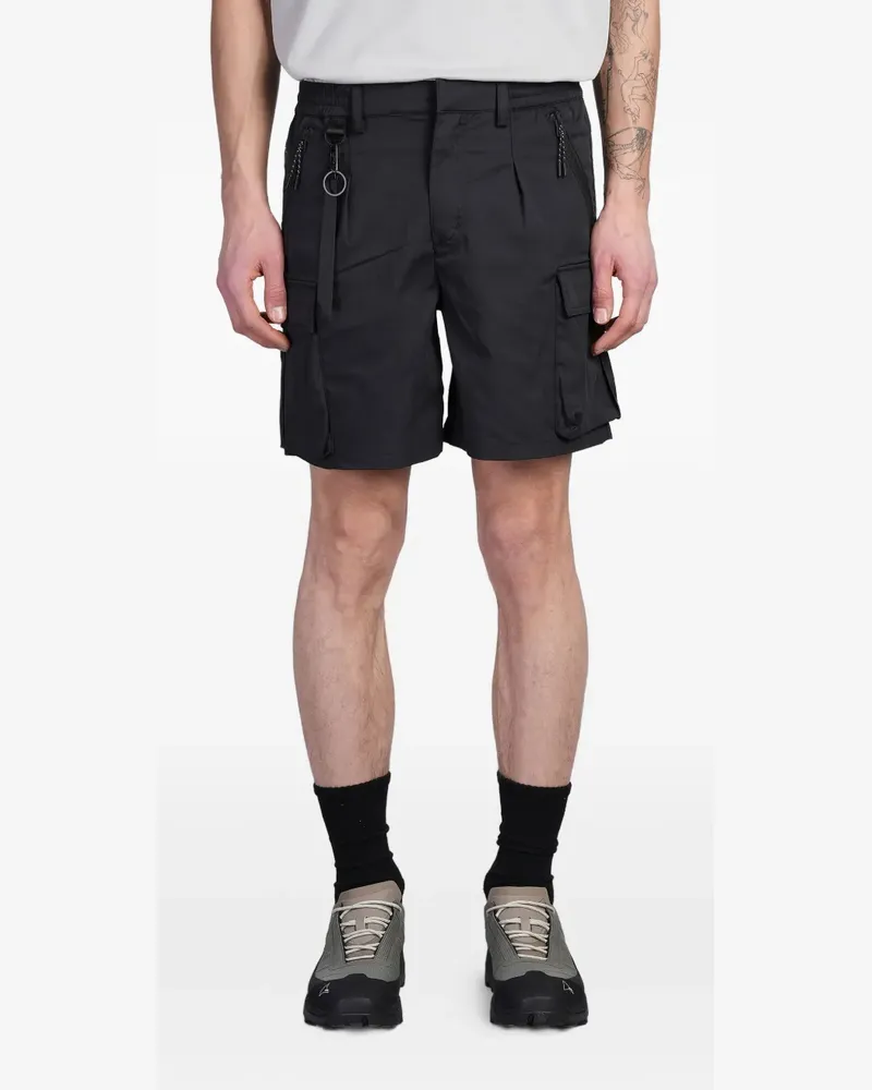 Alpha Industries Bermudas mit aufgesetzten Taschen - Schwarz Schwarz