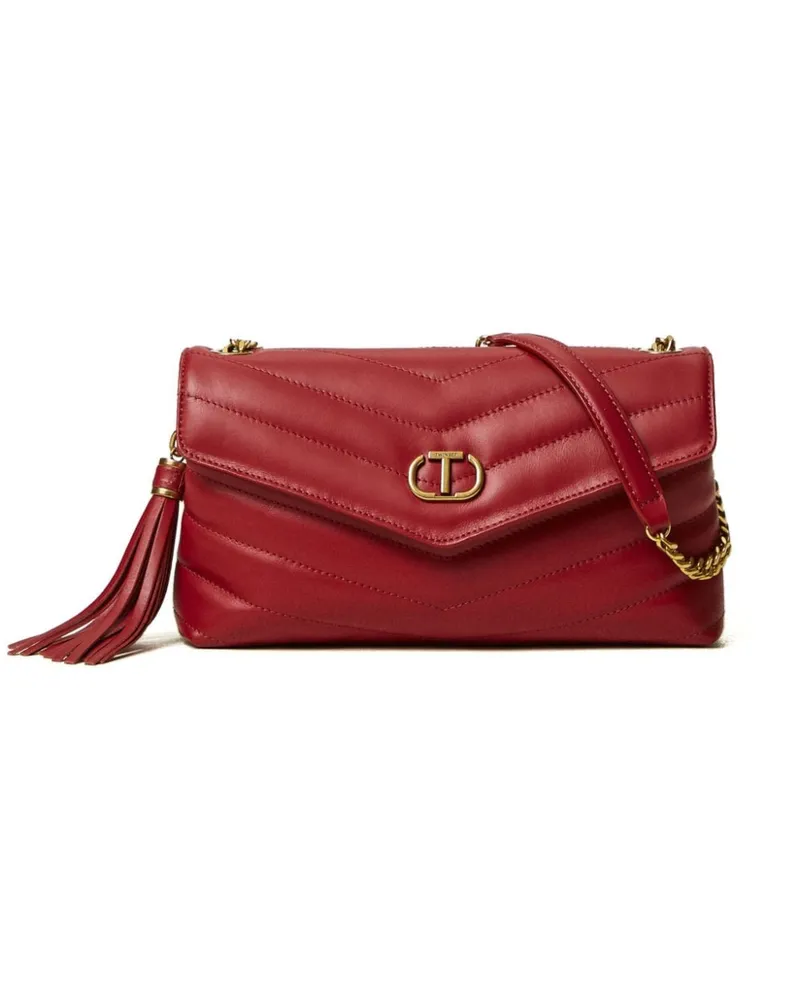 Twin-Set Mittelgroße Dreamy Schultertasche - Rot Rot