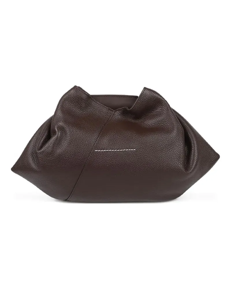 Maison Margiela Japanese Tote Bag mit Ziernähten - Braun Braun