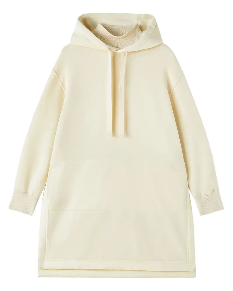 Jil Sander Hoodie mit Schlitzen - Nude Nude
