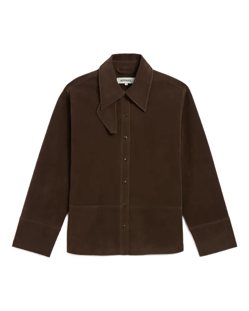 APPARIS Ren overshirt - Braun Braun