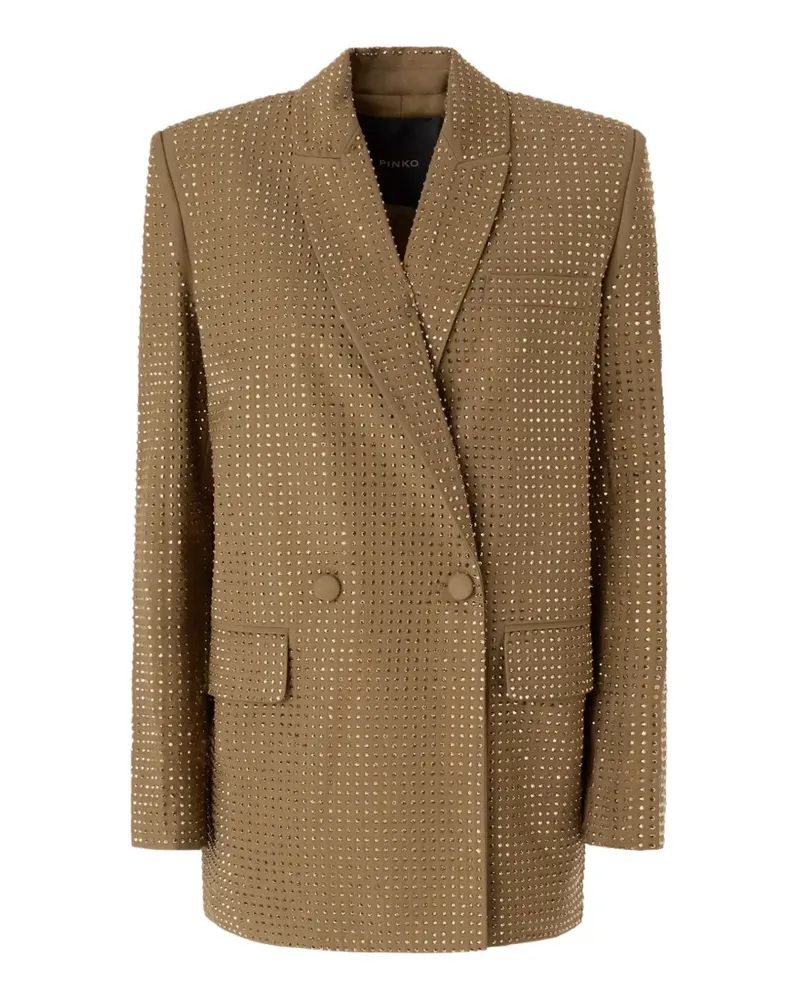 Pinko Blazer mit Nieten - Braun Braun