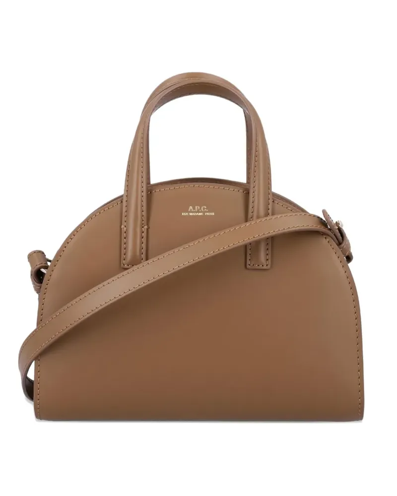 A.P.C. top handle shoulder bag - Braun Braun