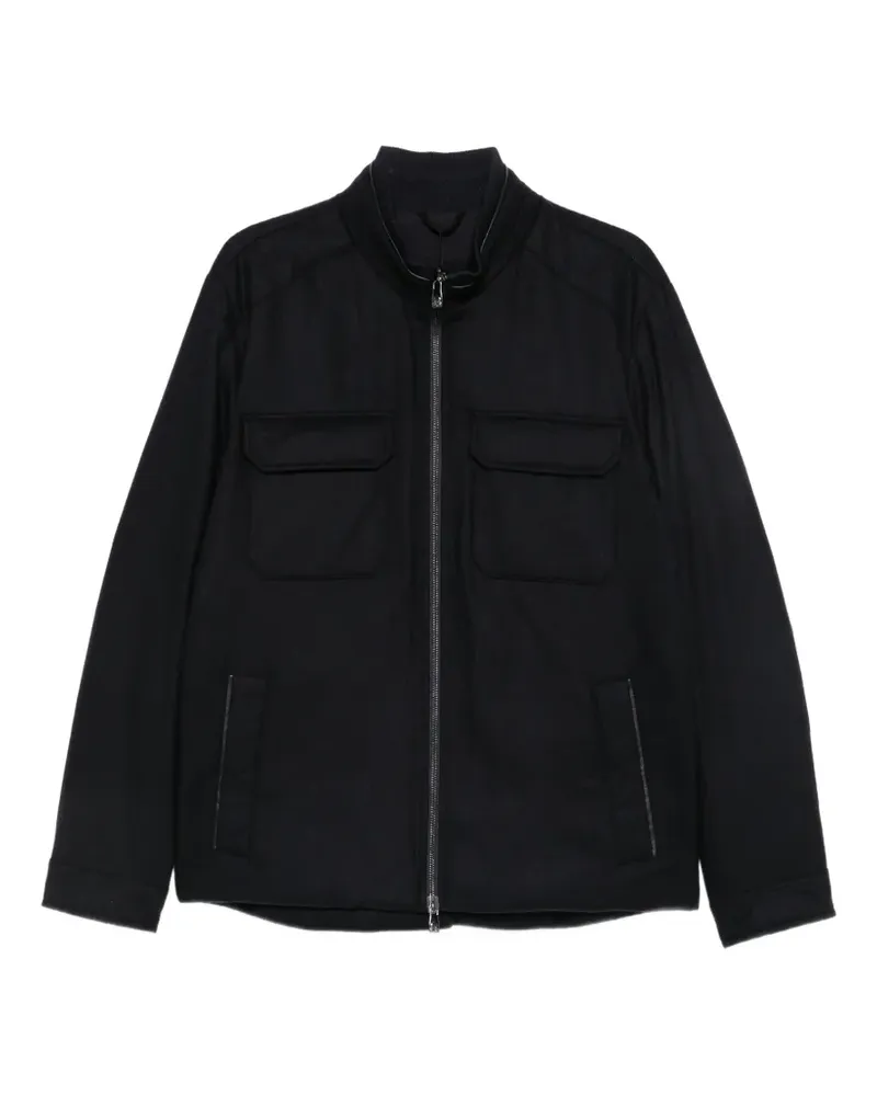 Corneliani Jacke mit Klappentaschen - Blau Blau