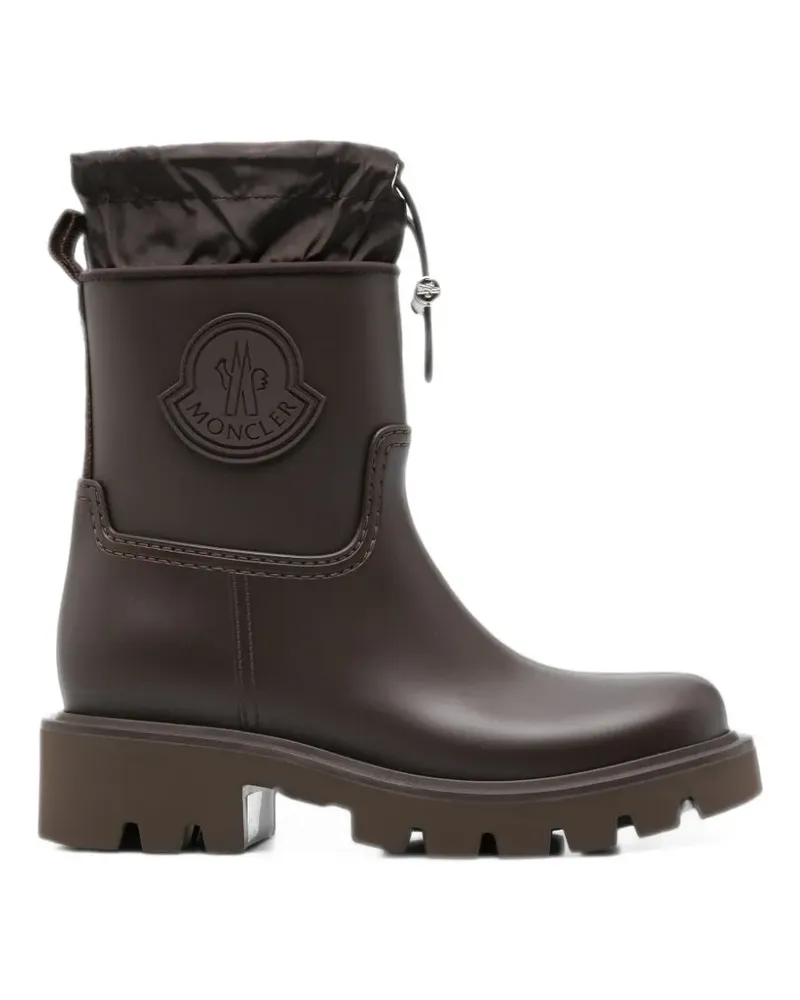 Moncler Kickstream rain boots - Braun Braun