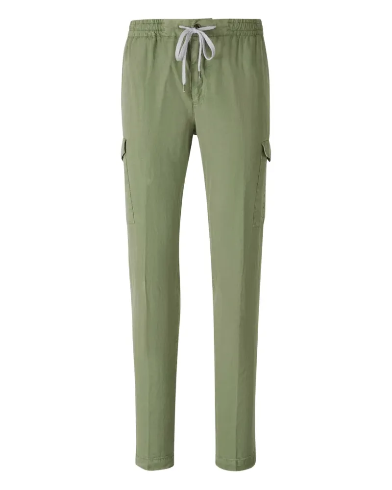 PT TORINO Tapered-Hose mit Cargotaschen - Grün Grün