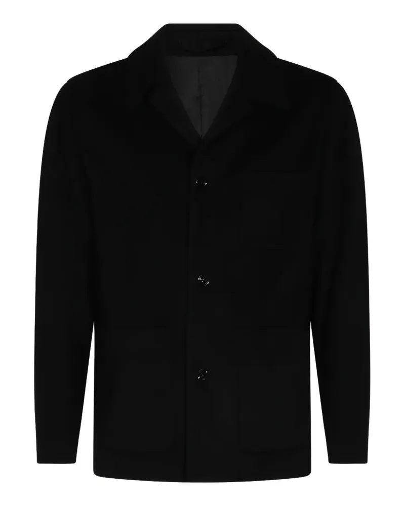 LARDINI Bomberjacke aus Kaschmir - Schwarz Schwarz