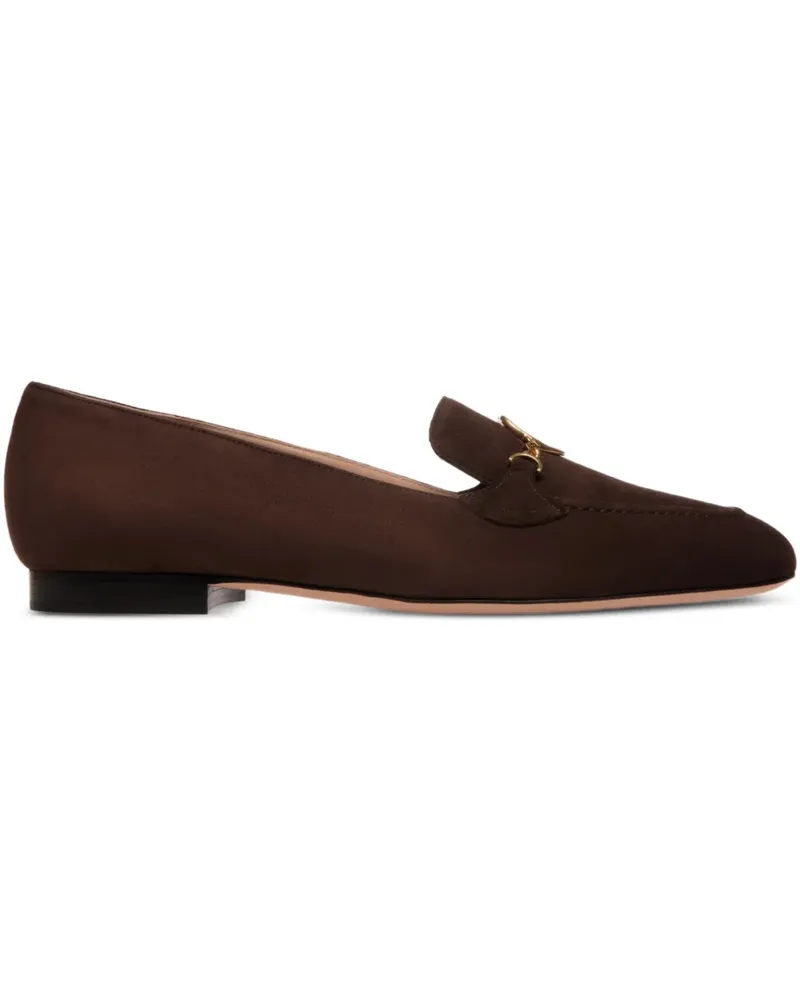 Bally Daily Emblem Loafer mit Kette - Braun Braun