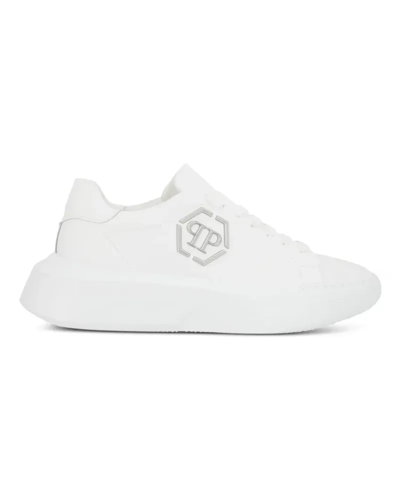 Philipp Plein Godzilla Runner Hexagon Sneakers - Weiß Weiß