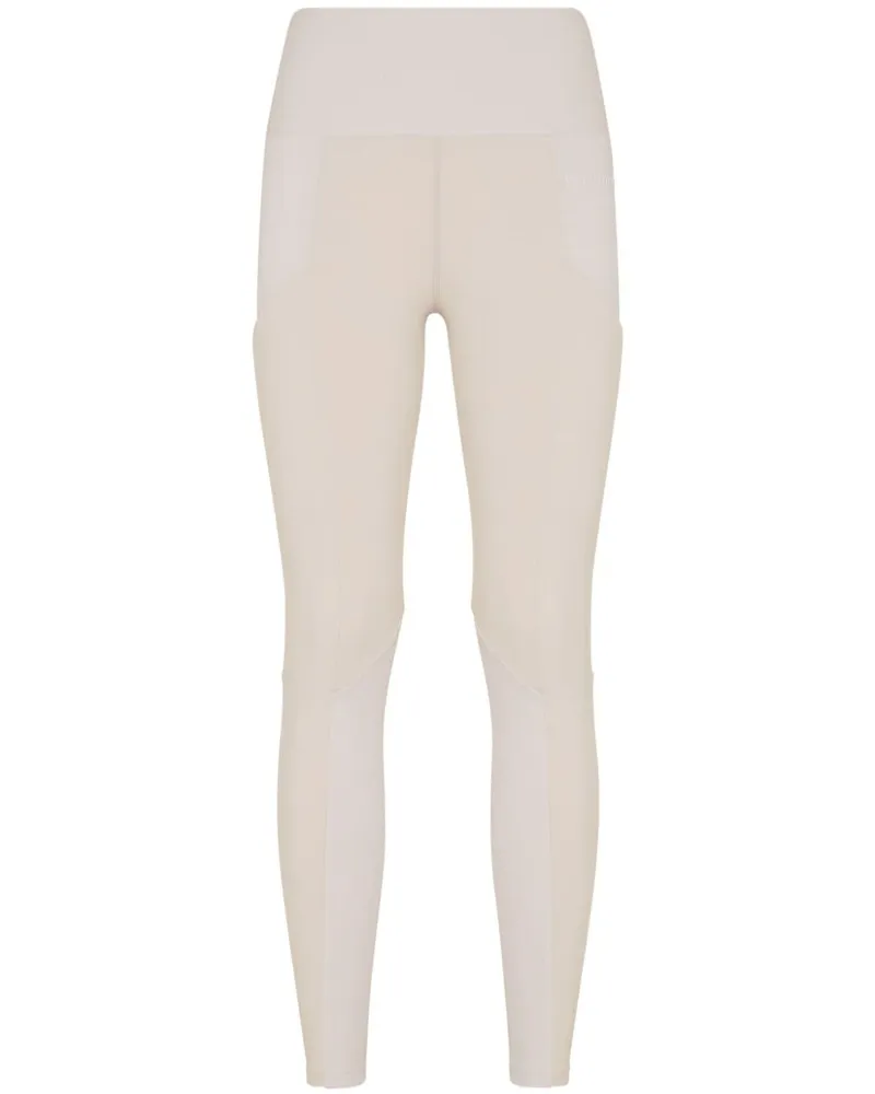 Philipp Plein Leggings mit Kontrast-Logo Grau