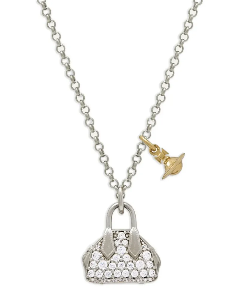Vivienne Westwood Yasmine Orb Halskette - Silber Silber