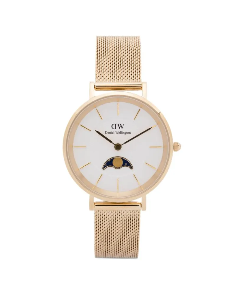 Daniel Wellington Petite Lune Evergold 32mm - Weiß Weiß