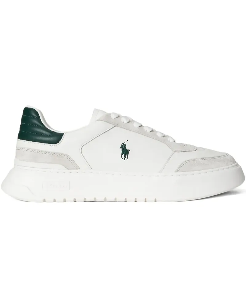 Ralph Lauren Sneakers mit Einsätzen - Weiß Weiß