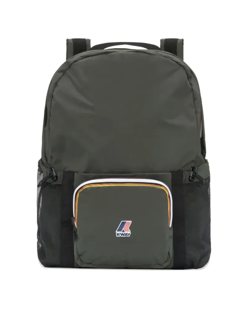 K-Way Le Vrai 4.0 Michel Rucksack mit Reißverschluss - Grün Grün