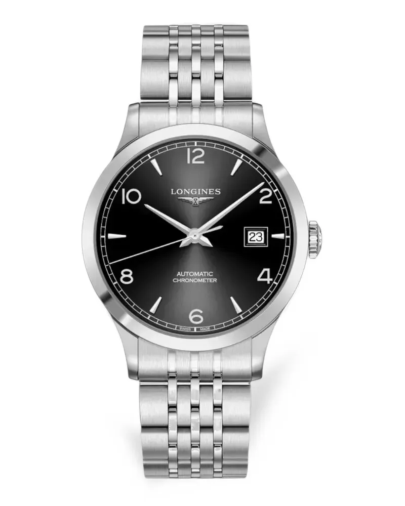 Longines 2025 Record 40mm watch - Schwarz Schwarz