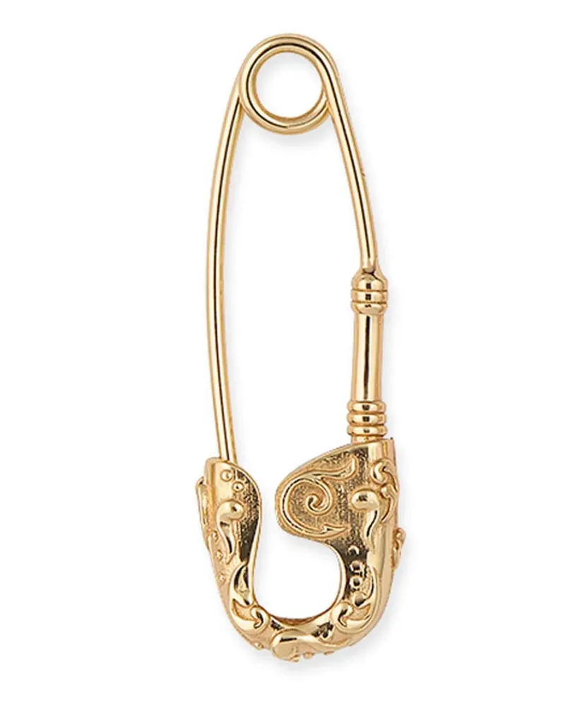 Emanuele Bicocchi Arabesque Pin Silberohrring - Gold Gold