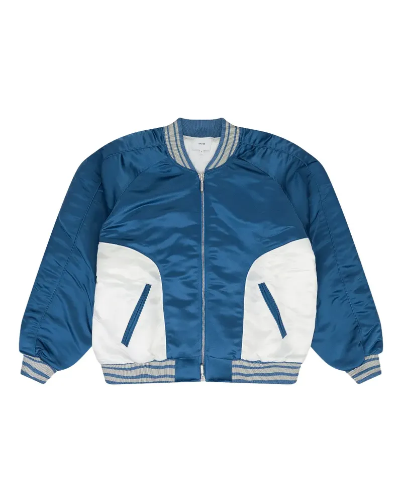 RHUDE Chamonix Souvenir Bomberjacke - Blau Blau