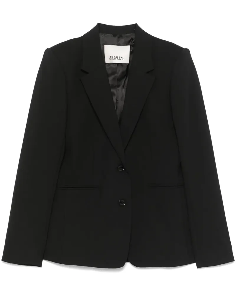 Isabel Marant Reva Blazer - Schwarz Schwarz