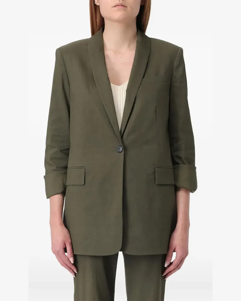 Theory Jacke mit einem Knopf - Grün Grün