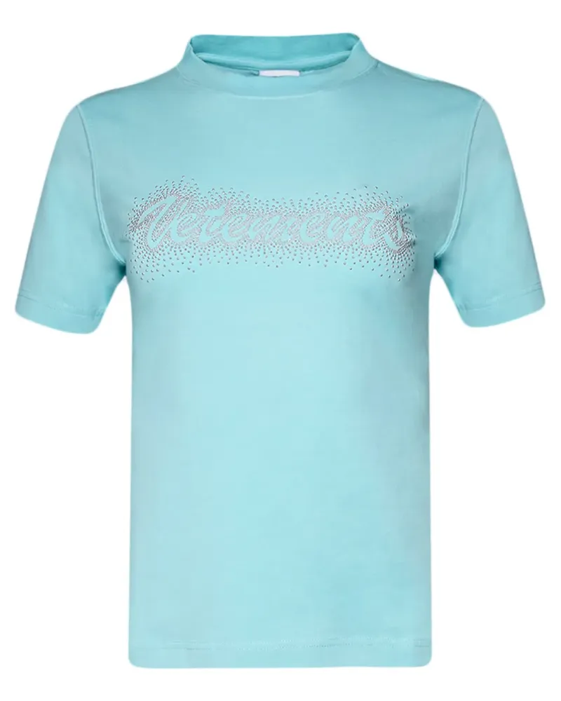 VETEMENTS T-Shirt mit Logo - Blau Blau