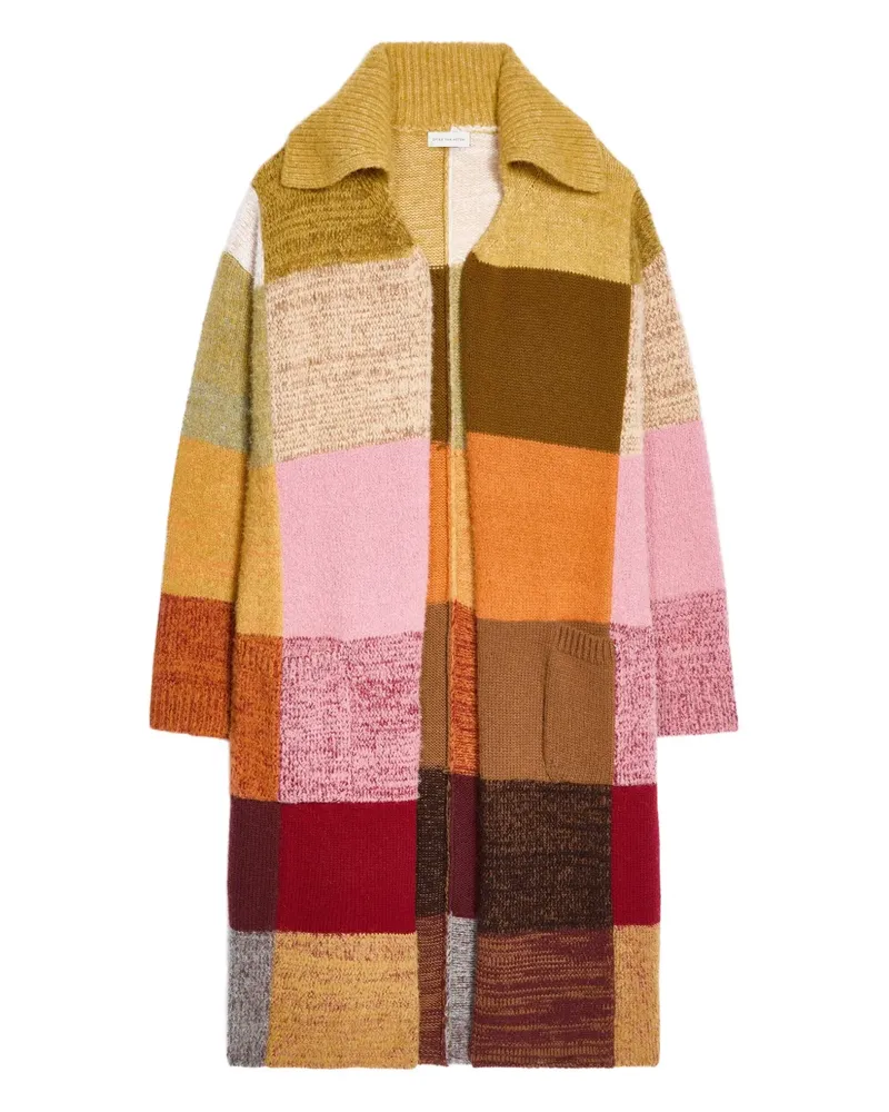 Dries van Noten Cardigan im Patchwork-Look - Gelb Gelb