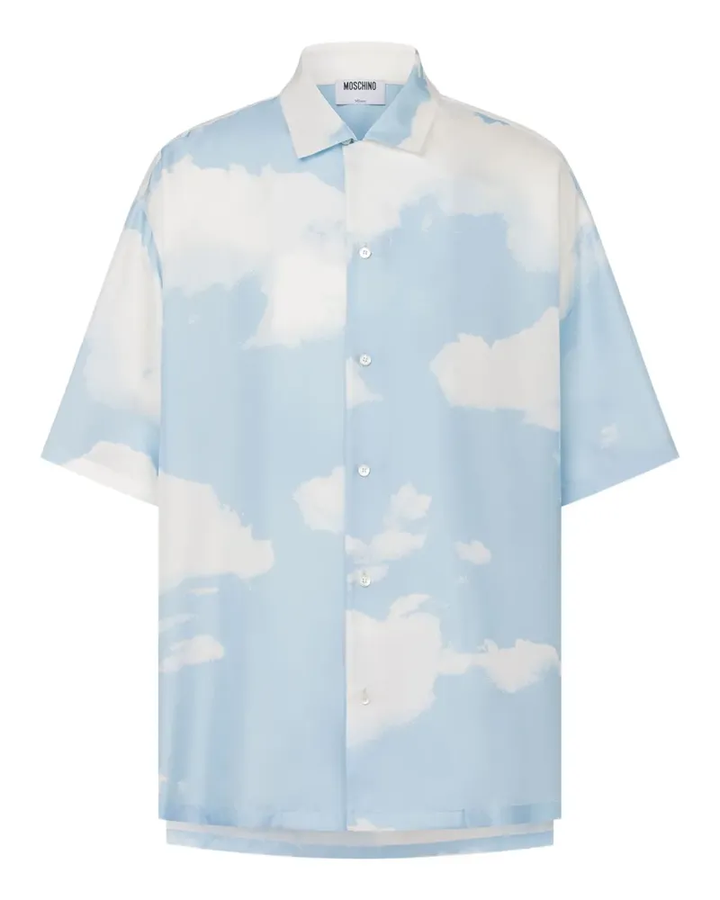 Moschino Hemd aus Seide - Blau Blau