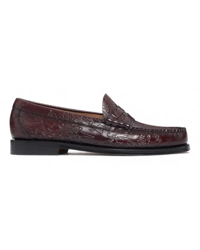 G.H. Bass & Co. Larson Weejuns Loafer mit Prägung - Rot Rot