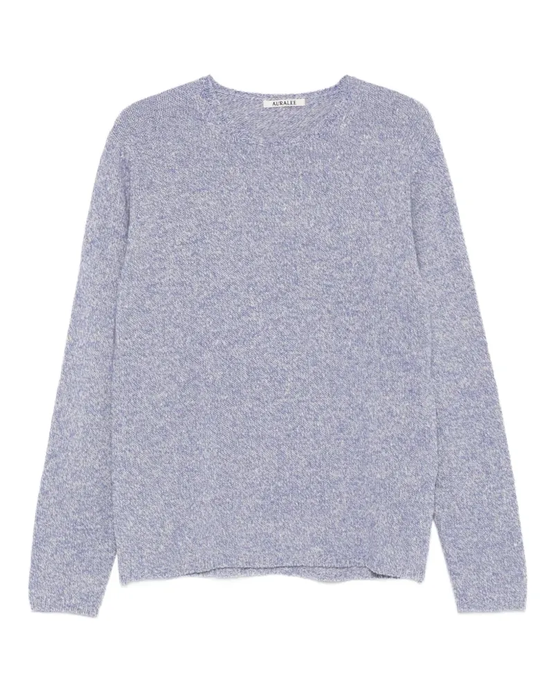 AURALEE Melierter Pullover - Violett Violett