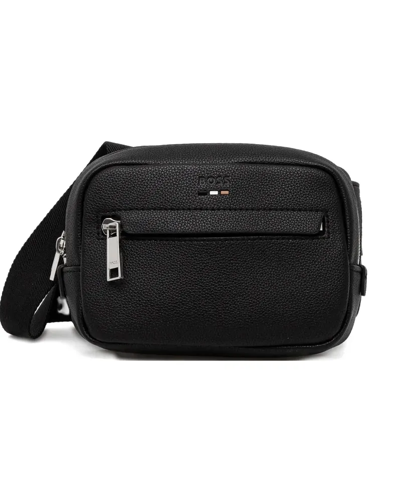 HUGO BOSS Schultertasche mit Logo - Schwarz Schwarz