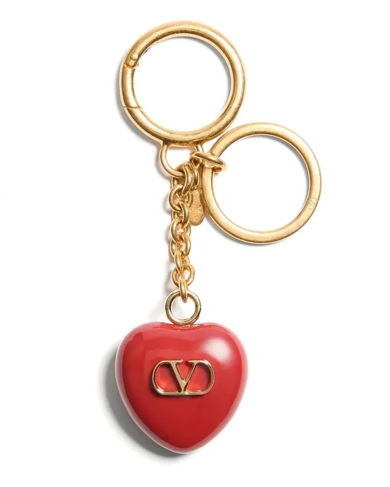 Valentino Garavani Coeur Royal Taschenanhänger - Rot Rot