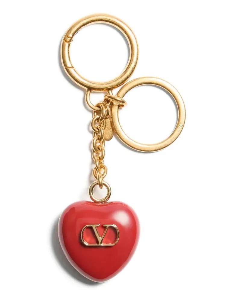 Valentino Garavani Coeur Royal Taschenanhänger - Gold Gold