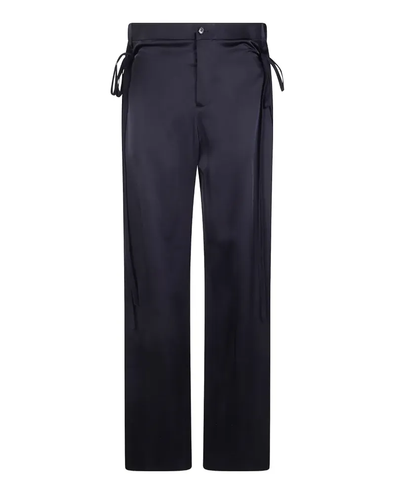 Ann Demeulemeester Hose mit Knöpfen - Schwarz Schwarz