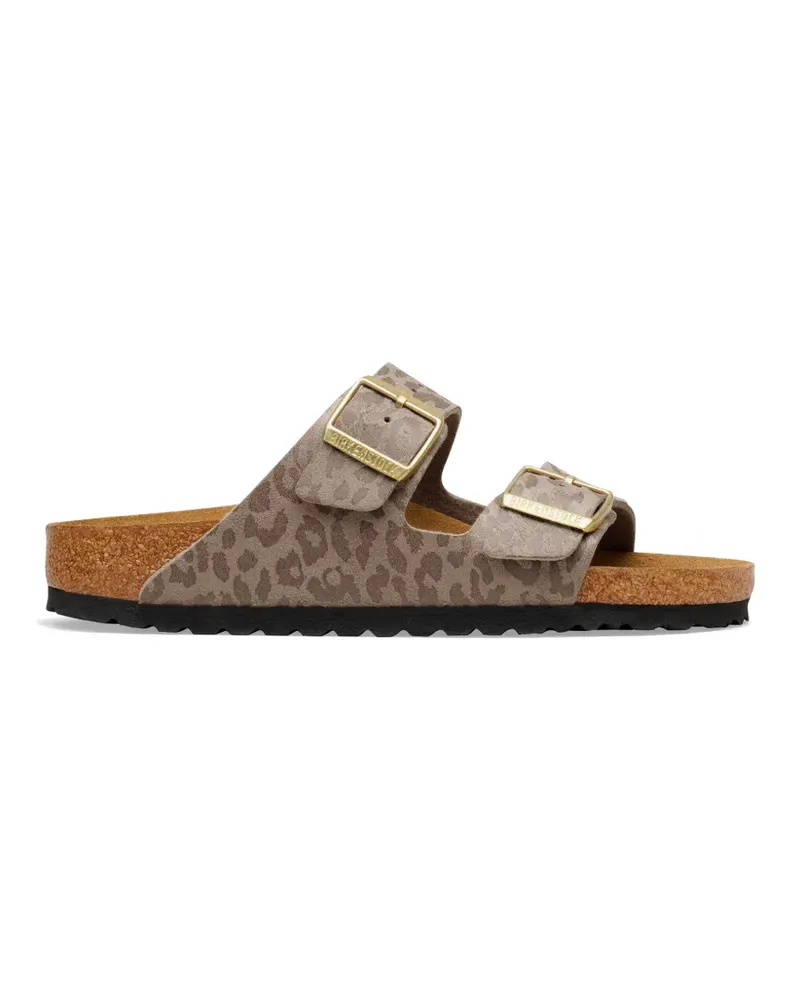 Birkenstock Arizona leopard-print sandals - Nude Nude