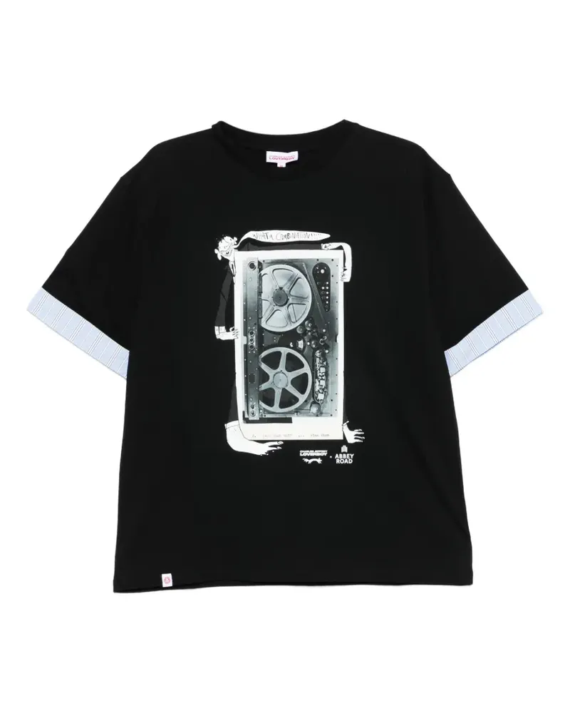 Charles Jeffrey Loverboy x Abbey Read T-Shirt mit Print - Schwarz Schwarz