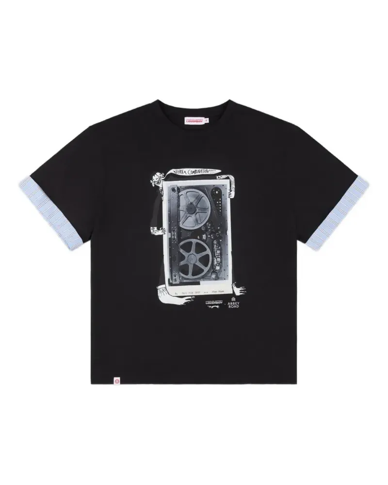 Charles Jeffrey Loverboy x Abbey Read T-Shirt mit Print - Schwarz Schwarz