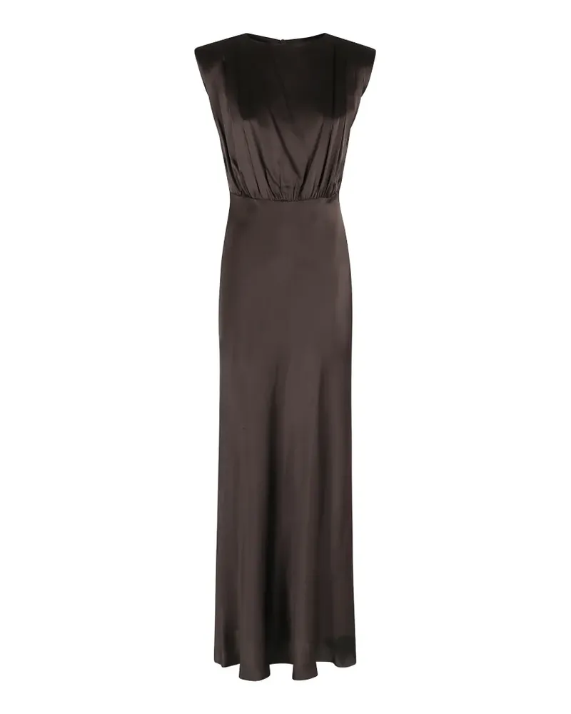 Semicouture draped dress - Braun Braun