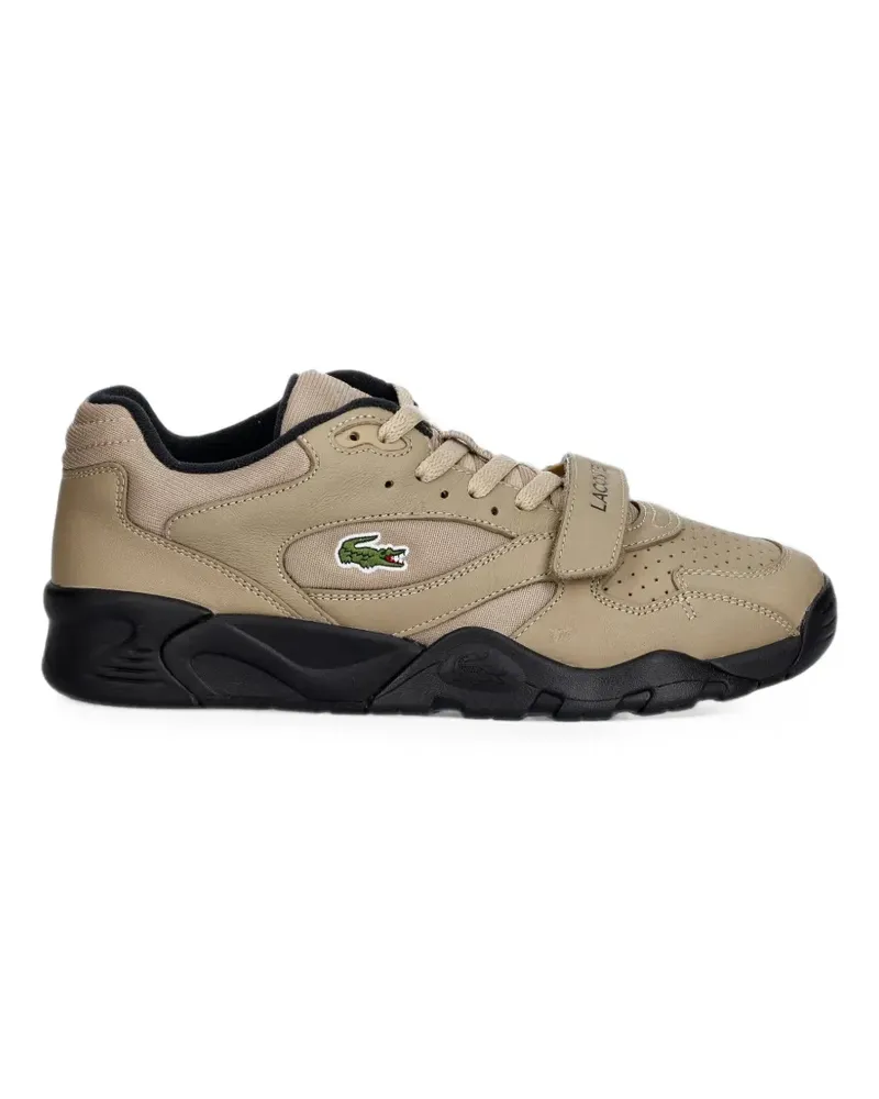 Lacoste Game Trainer Pro touch-strap perforated sneakers - Nude Nude