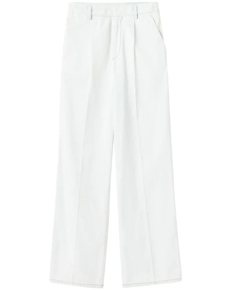 Miu Miu Gerade Chambray-Jeans - Blau Blau