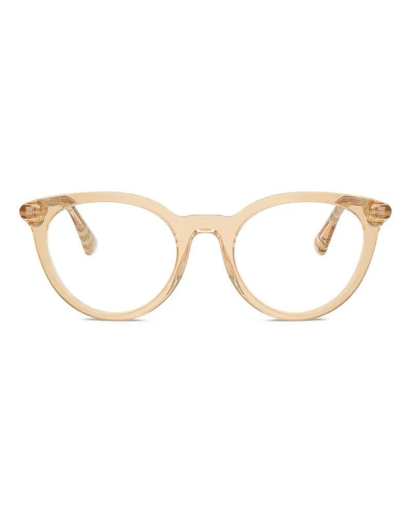 Burberry Brille mit rundem Gestell - Nude Nude
