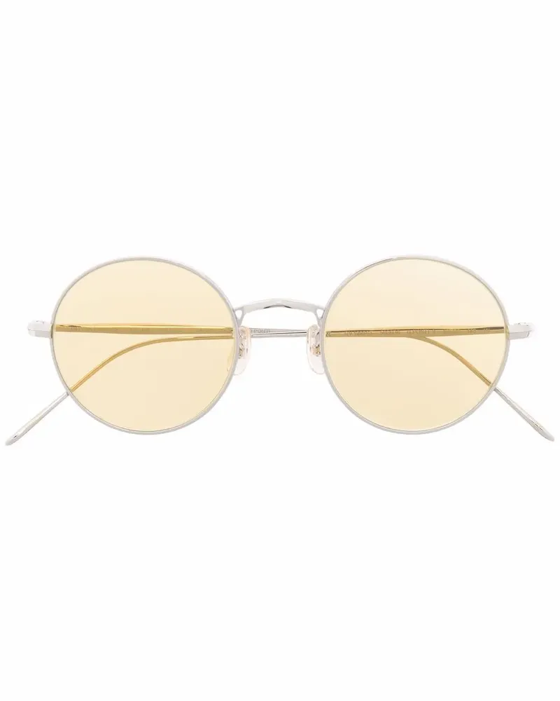 Oliver Peoples Runde G. Ponti-3 Sonnenbrille - Silber Silber