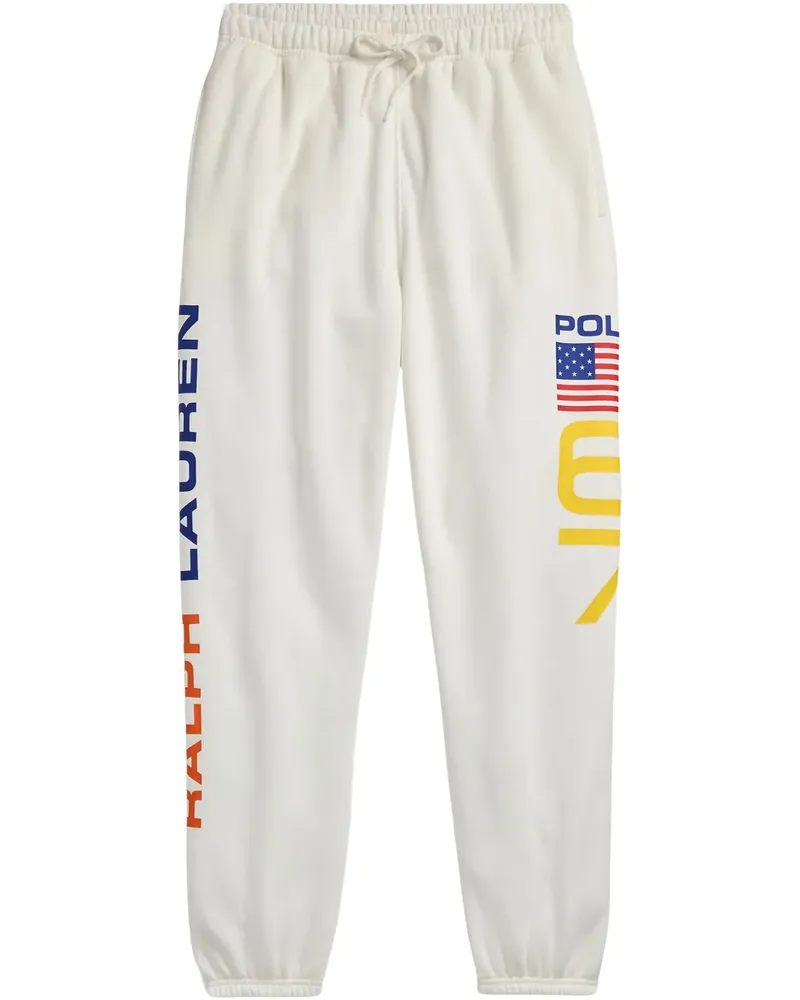 Ralph Lauren Jogginghose mit Logo-Print - Weiß Weiß