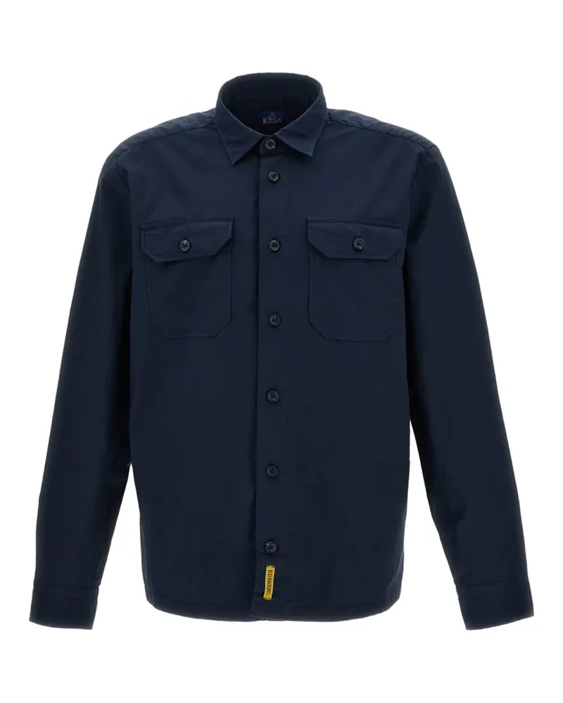 B.D. Baggies Hemd mit Klappentasche - Blau Blau