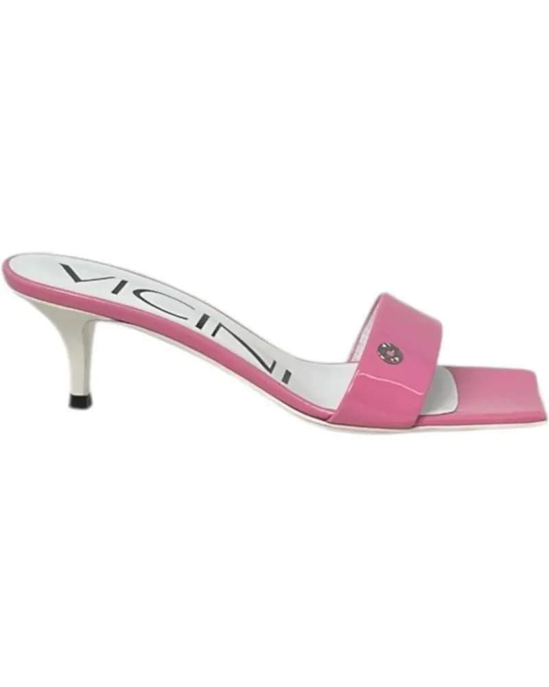 Vicini Sandalen mit eckiger Spitze - Rosa Rosa