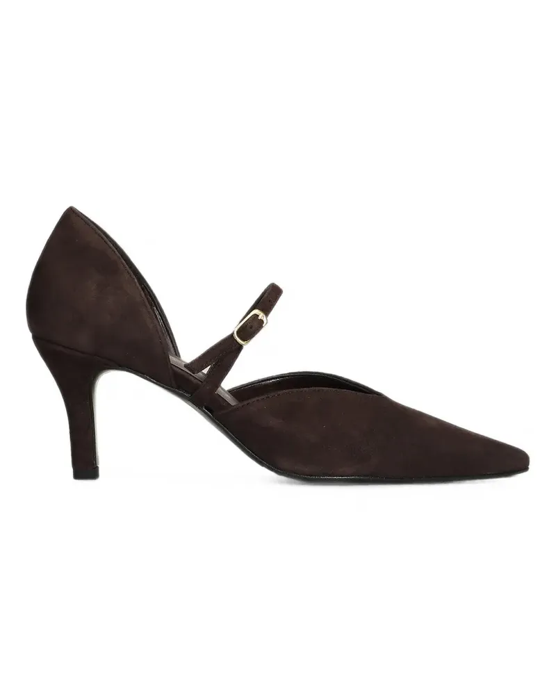 Bianca Di suede pointed-toe pumps - Braun Braun