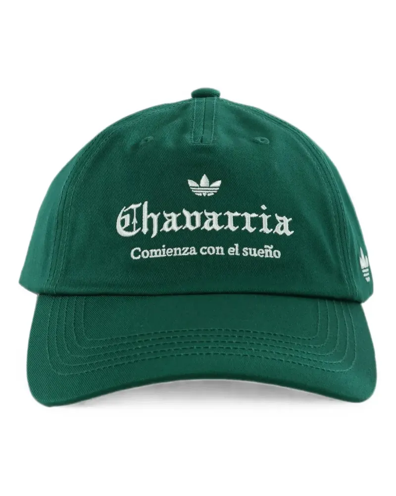 adidas logo-embroidered baseball cap - Grün Grün