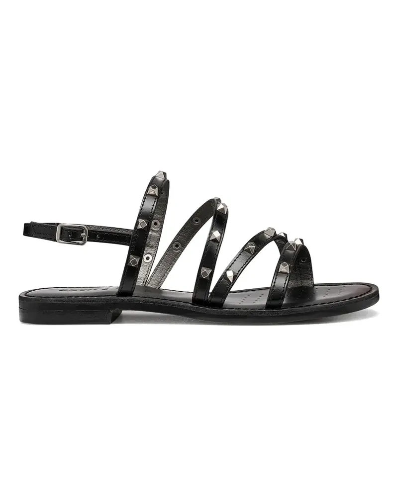 Geox stud-embellished multi-strap sandals - Schwarz Schwarz