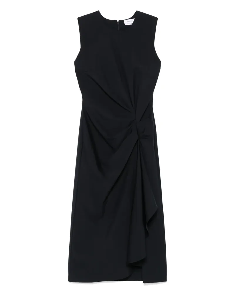 Alexander McQueen Drapiertes Midikleid - Blau Blau